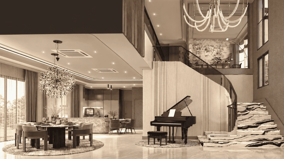 Modern Luxury Mezzanine Living Space