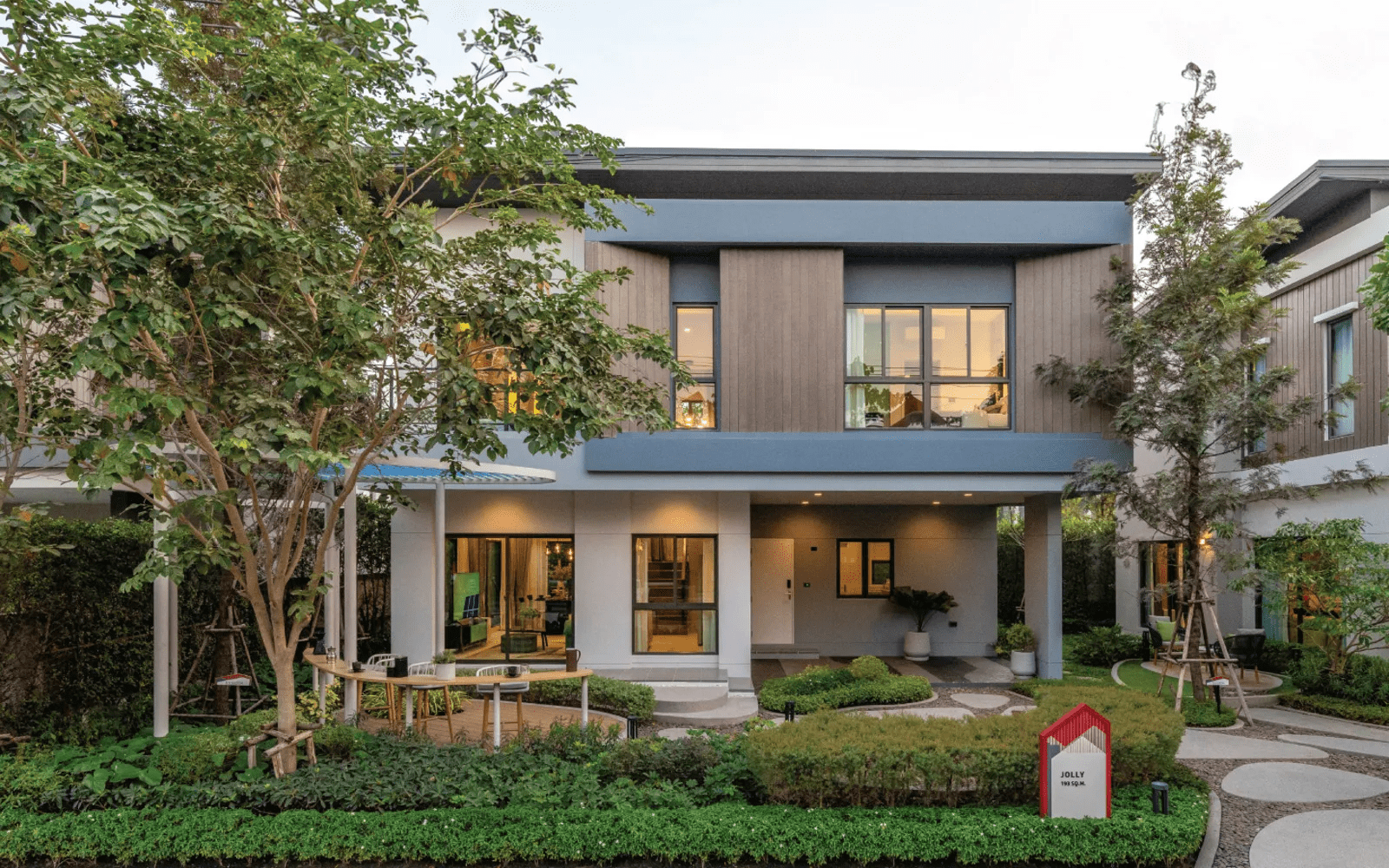 แบบบ้านโมเดิร์น 2 ชั้น หน้ากว้าง