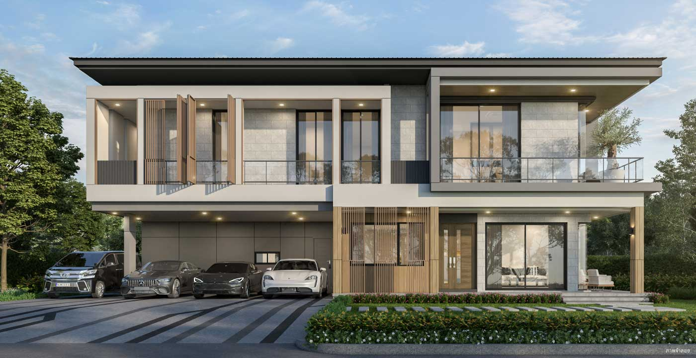 บางกอก บูเลอวาร์ด บางนา-กม.5 โครงการบ้านเดี่ยวย่านบางนา เชื่อมต่อรถไฟฟ้าสายสีเหลือง