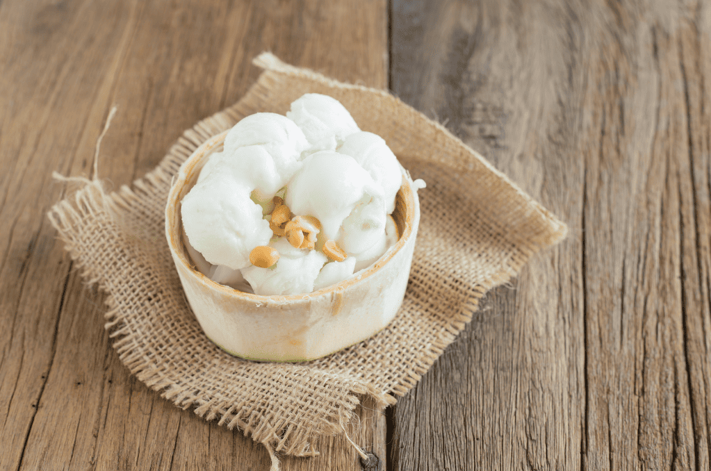 Coconut ice cream