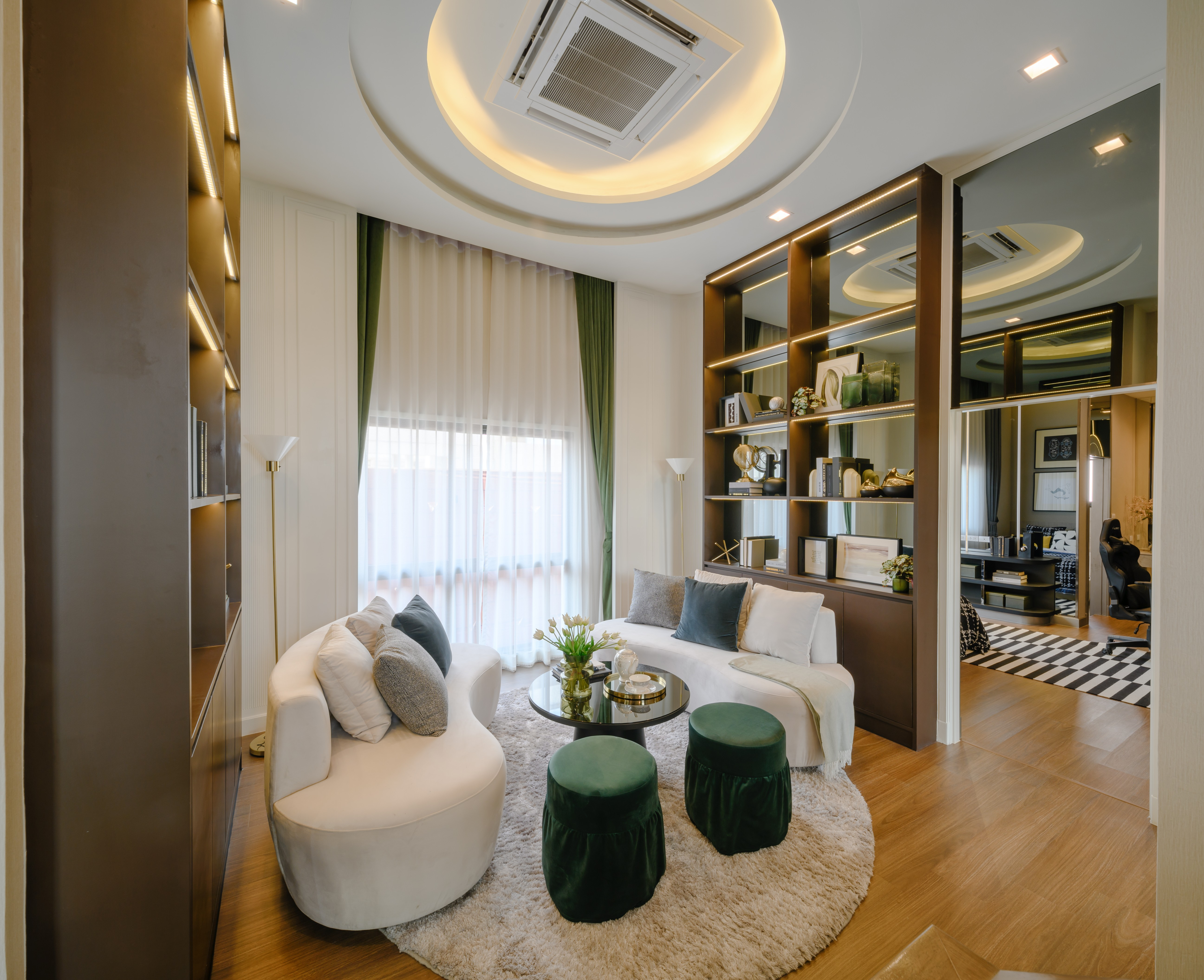 มุมนั่งเล่นในบ้านสไตล์นอร์ดิก เน้นตกแต่งแบบมินิมอล