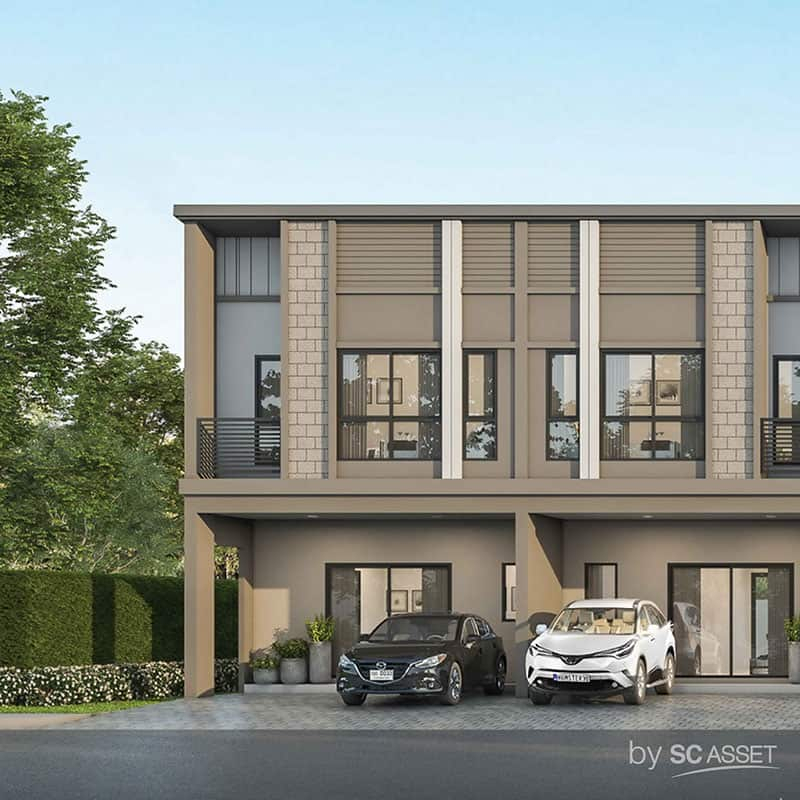 โครงการบ้านแฝด V Compound บางนา ทำเลใกล้ที่เที่ยวสมุทรปราการ