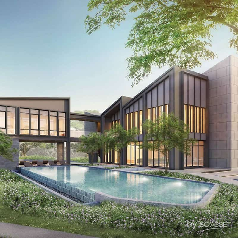 คลับเฮาส์โครงการ PAVE บางนา ใกล้ที่เที่ยวสมุทรปราการเชิงธรรมชาติ