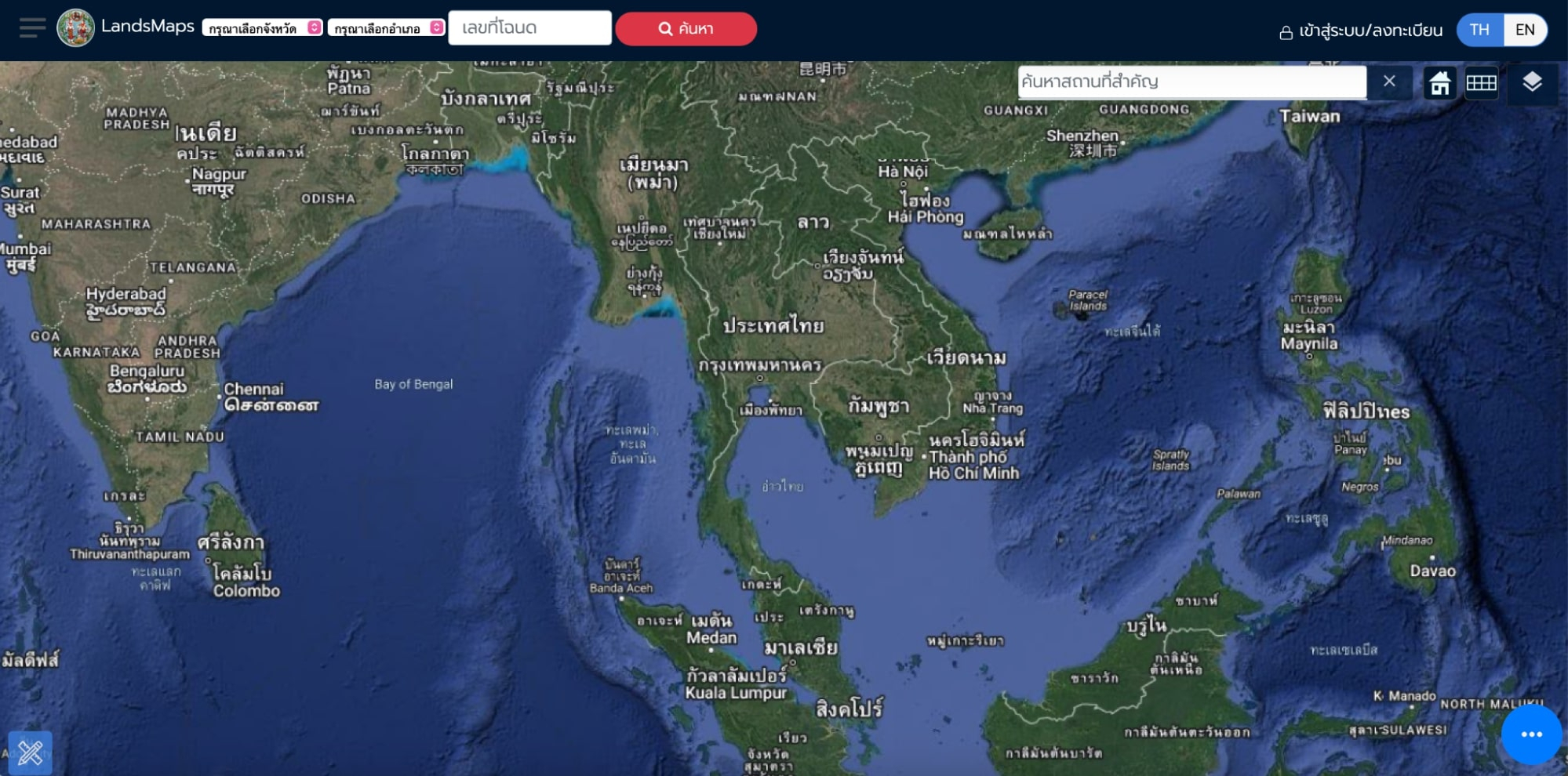 ระบบค้นหารูปแปลงที่ดินจากเว็บไซต์กรมที่ดิน
