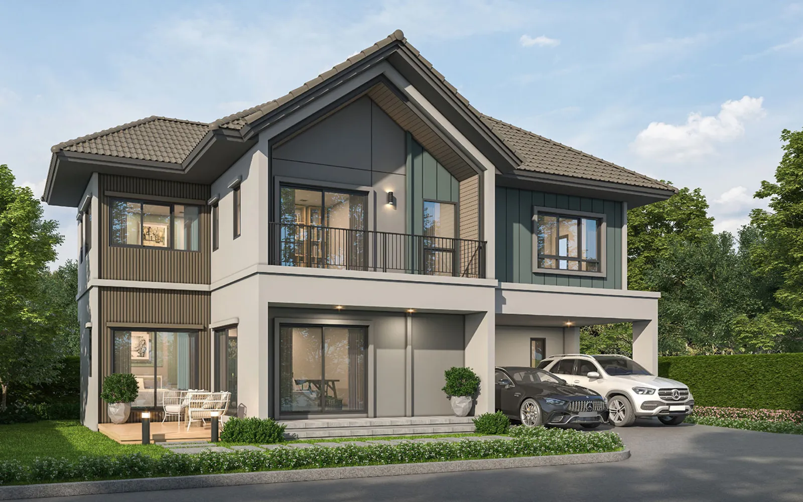 แปลนบ้านสองชั้นสวย ๆ