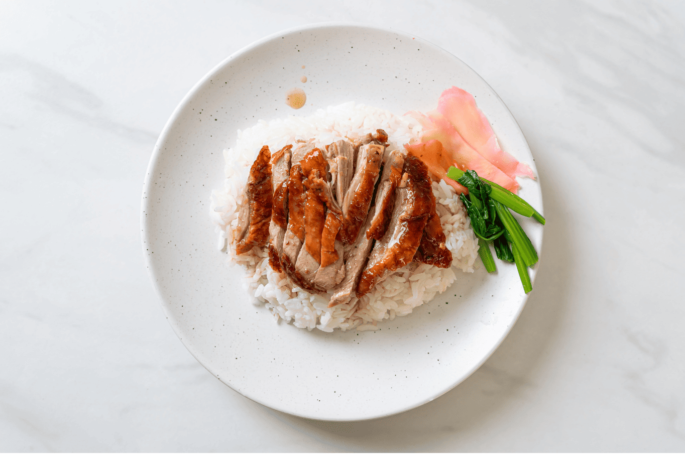 Duck on rice