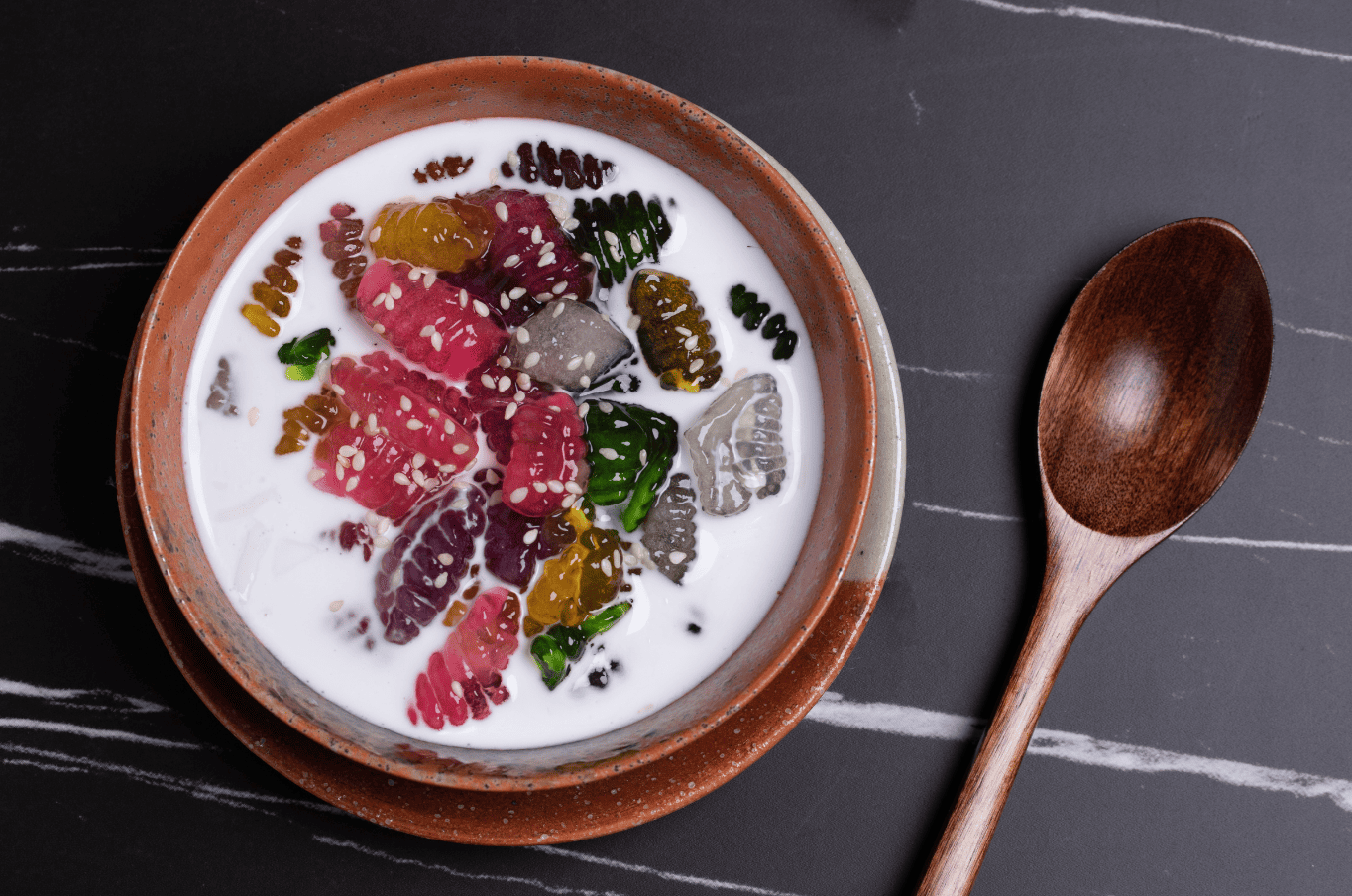 Khanom Krong Krang in Coconut Milk