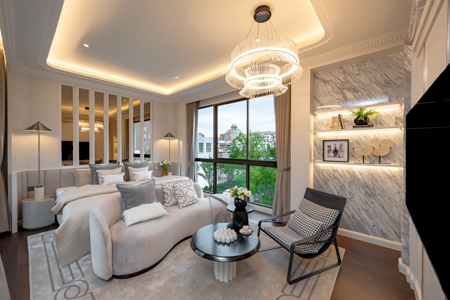 บรรยากาศภายในบ้าน Luxury โครงการ แกรนด์ บางกอก บูเลอวาร์ด