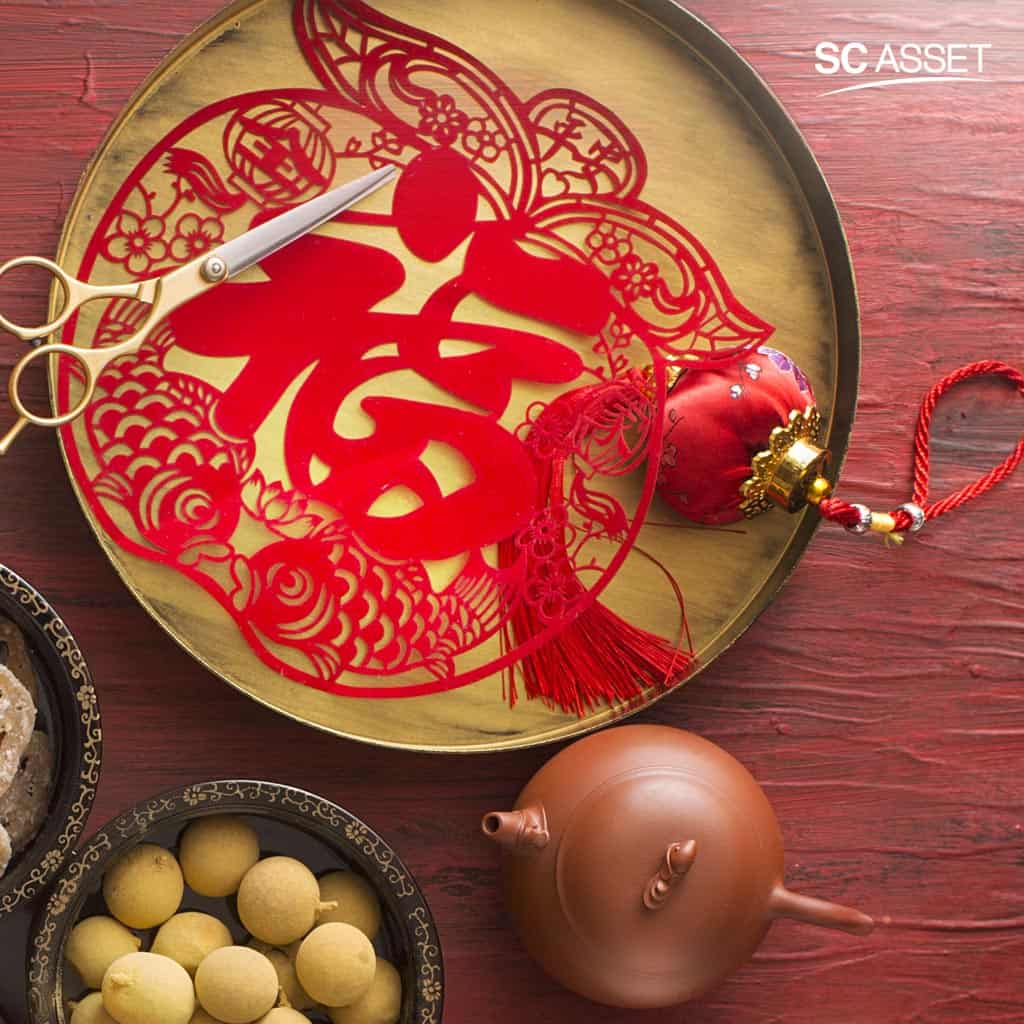 เปเปอร์คัตติ้ง ของตกแต่งวันตรุษจีนเพื่อความเป็นสิริมงคล