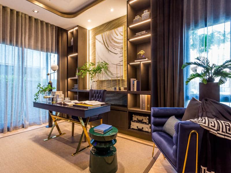 บ้านเพดานสูง - ปรับเปลี่ยนพื้นที่ได้หลายรูปแบบ