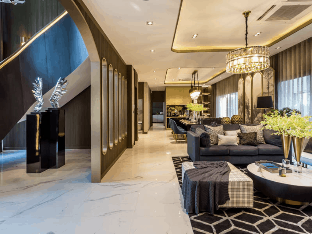 บ้านเพดานสูง-โปร่งโล่งสบายไม่อึดอัด