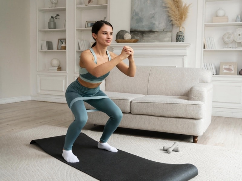 วิธีการออกกำลังกายที่บ้าน