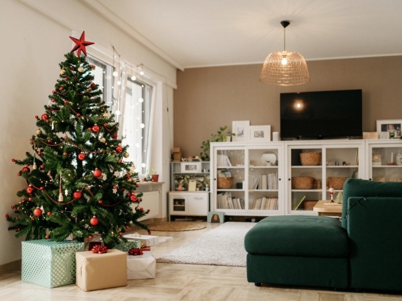 แต่งมุมคริสมาสต์ในบ้าน