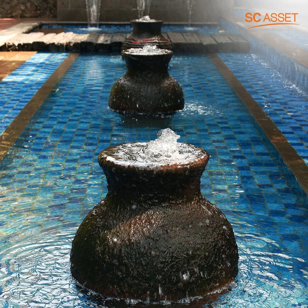 วิธีจัดวางน้ำพุหน้าบ้าน