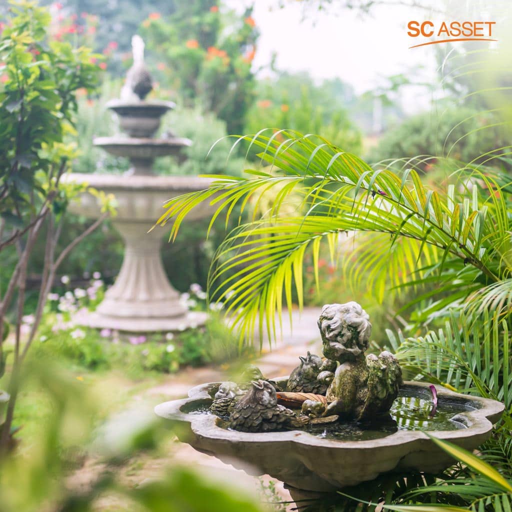 วิธีจัดวางน้ำพุหน้าบ้าน