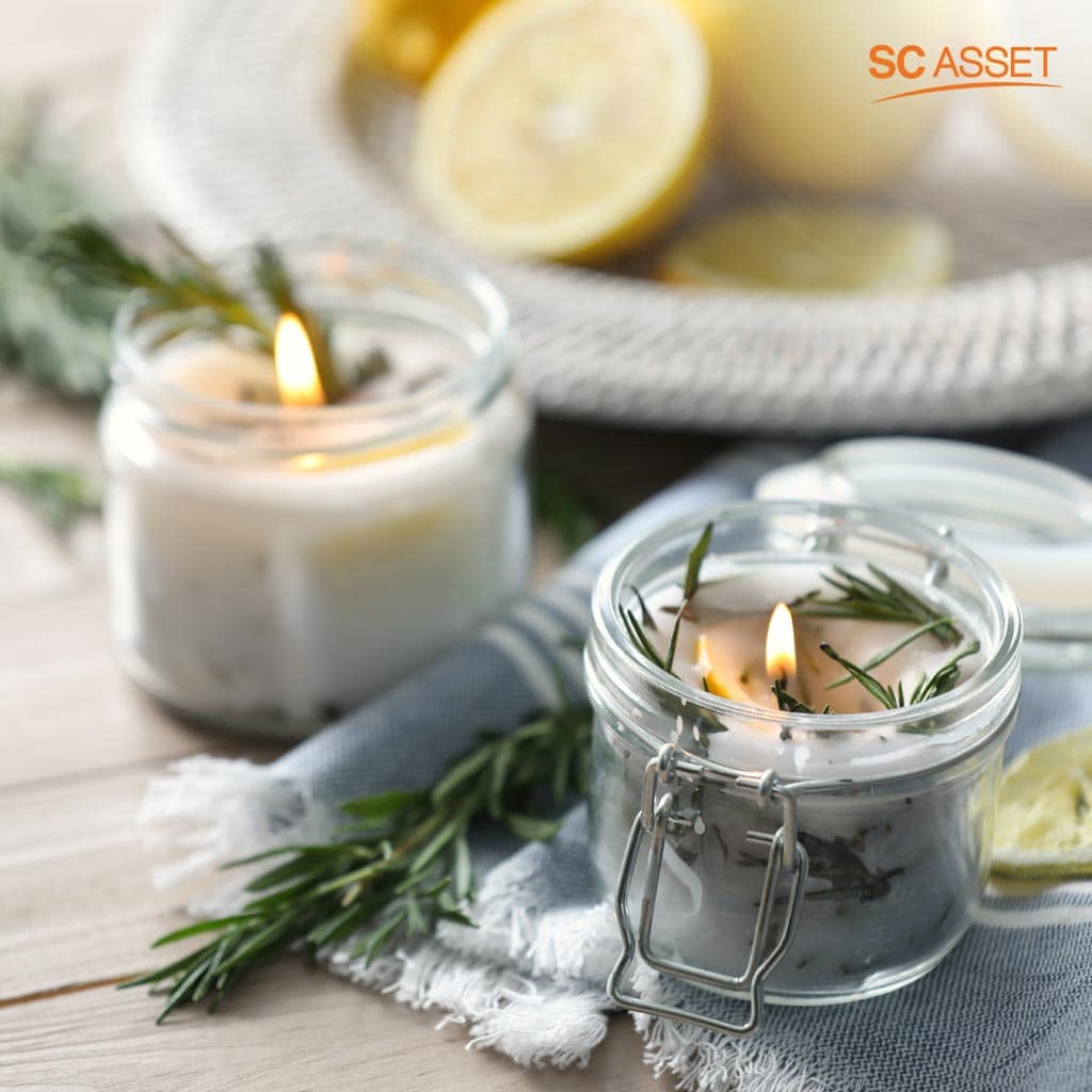 วิธีไล่ยุงในบ้านด้วยเทียนหอมระเหย