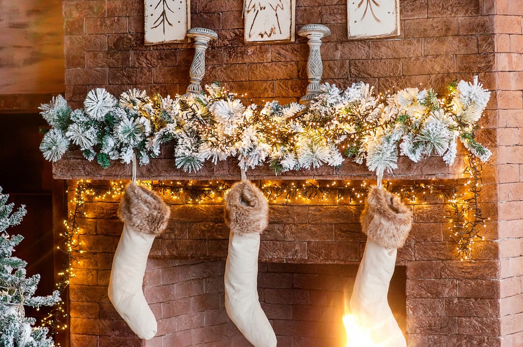 คริสต์มาส ติดผนังบ้าน