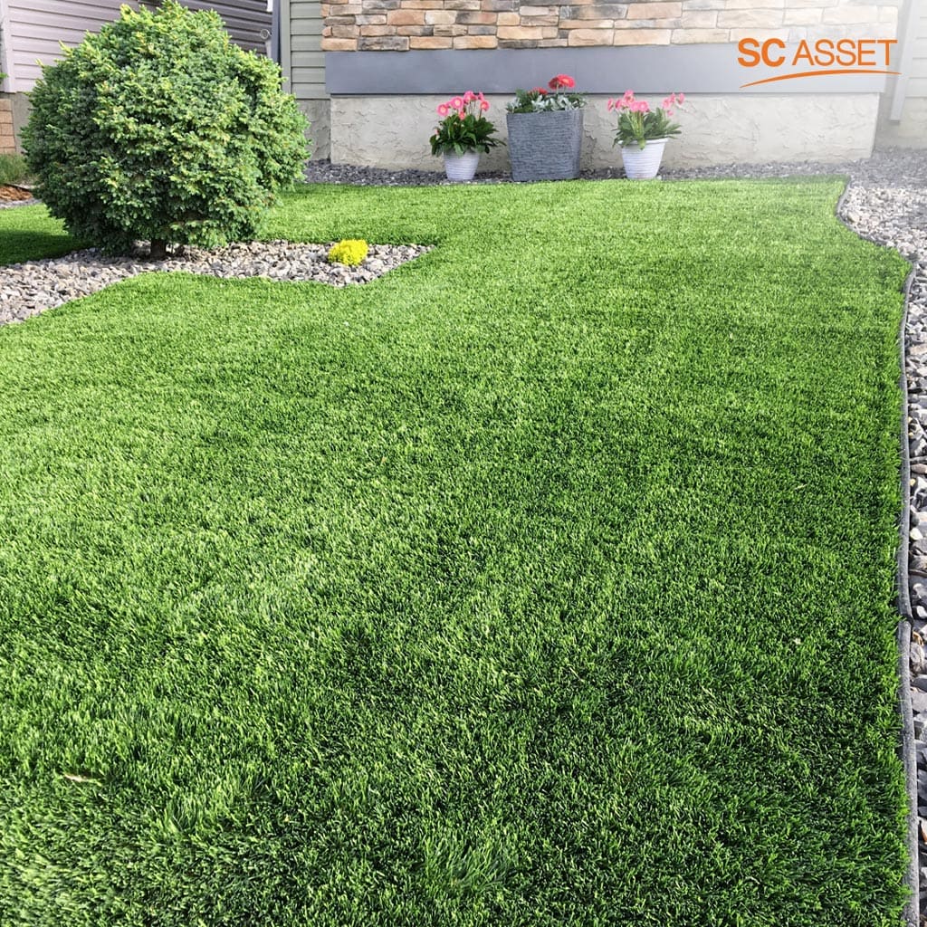 ปูสนามหญ้าหน้าบ้านให้สวย
