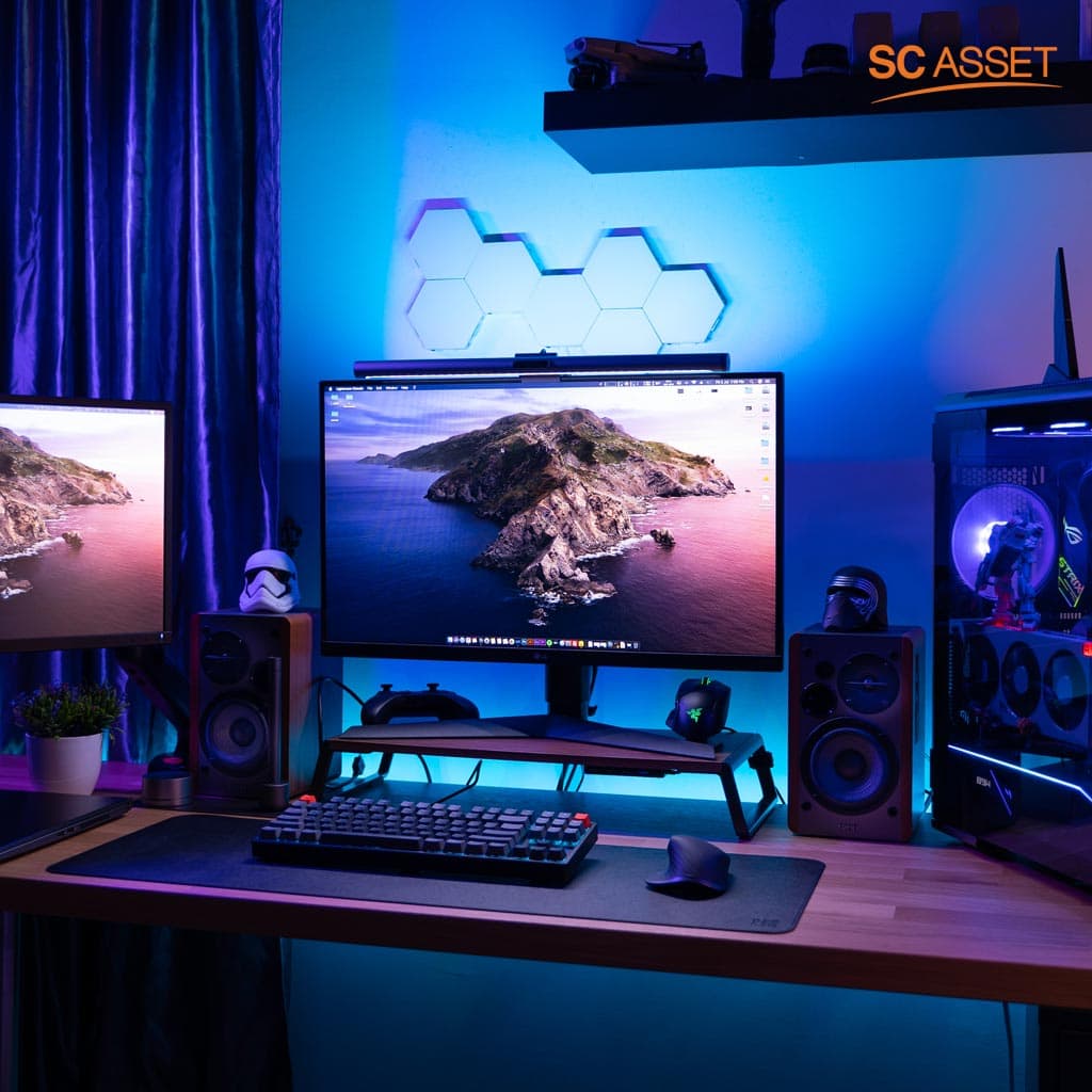 ห้องเกมเมอร์สไตล์ RGB