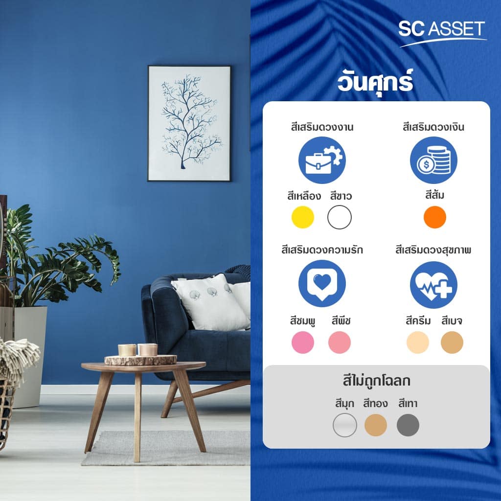 ทาสีบ้านถูกโฉลกกับคนวันศุกร์