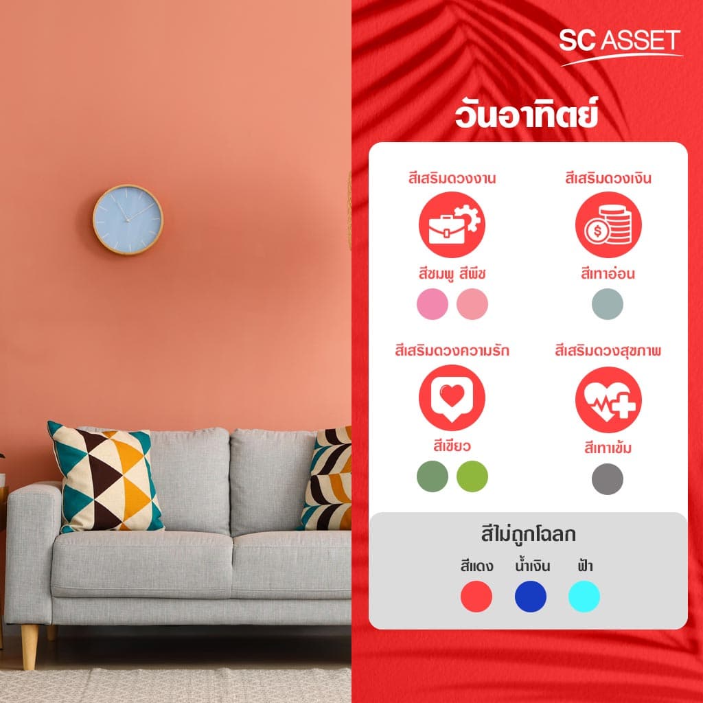 ทาสีบ้านถูกโฉลกคนวันอาทิตย์