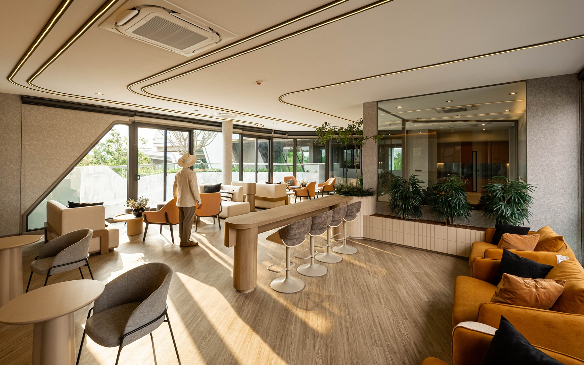 บ้านเดี่ยวหรู บางกอก บูเลอวาร์ด แจ้งวัฒนะ-ชัยพฤกษ์ พื้นที่นั่งพักผ่อนและรับประทานอาหารส่วนกลาง