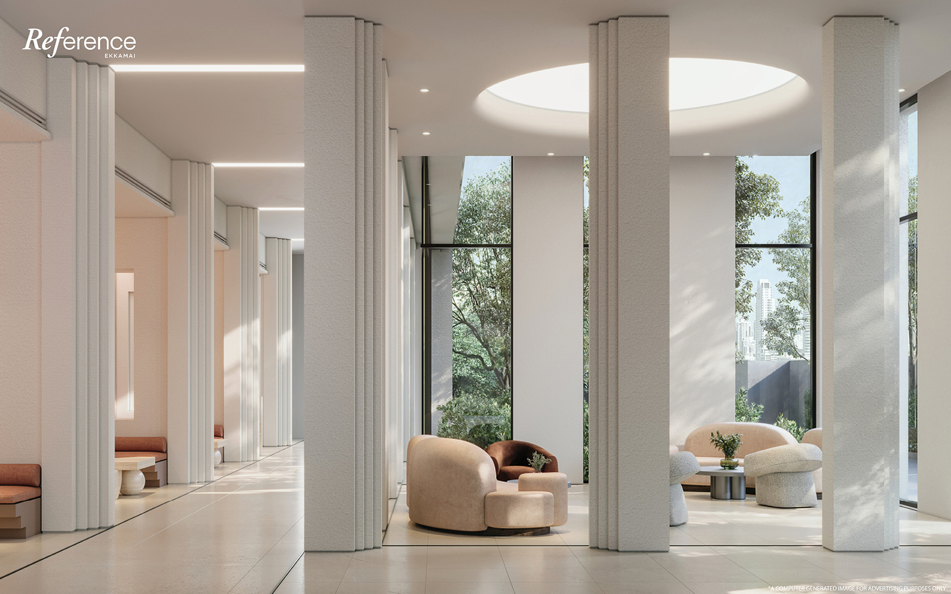 Colonnade Gallery ล็อบบี้และพื้นที่นั่งพักของ คอนโด เรฟเฟอเรนซ์ เอกมัย